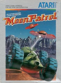 Moon Patrol Atari 5200 US box art